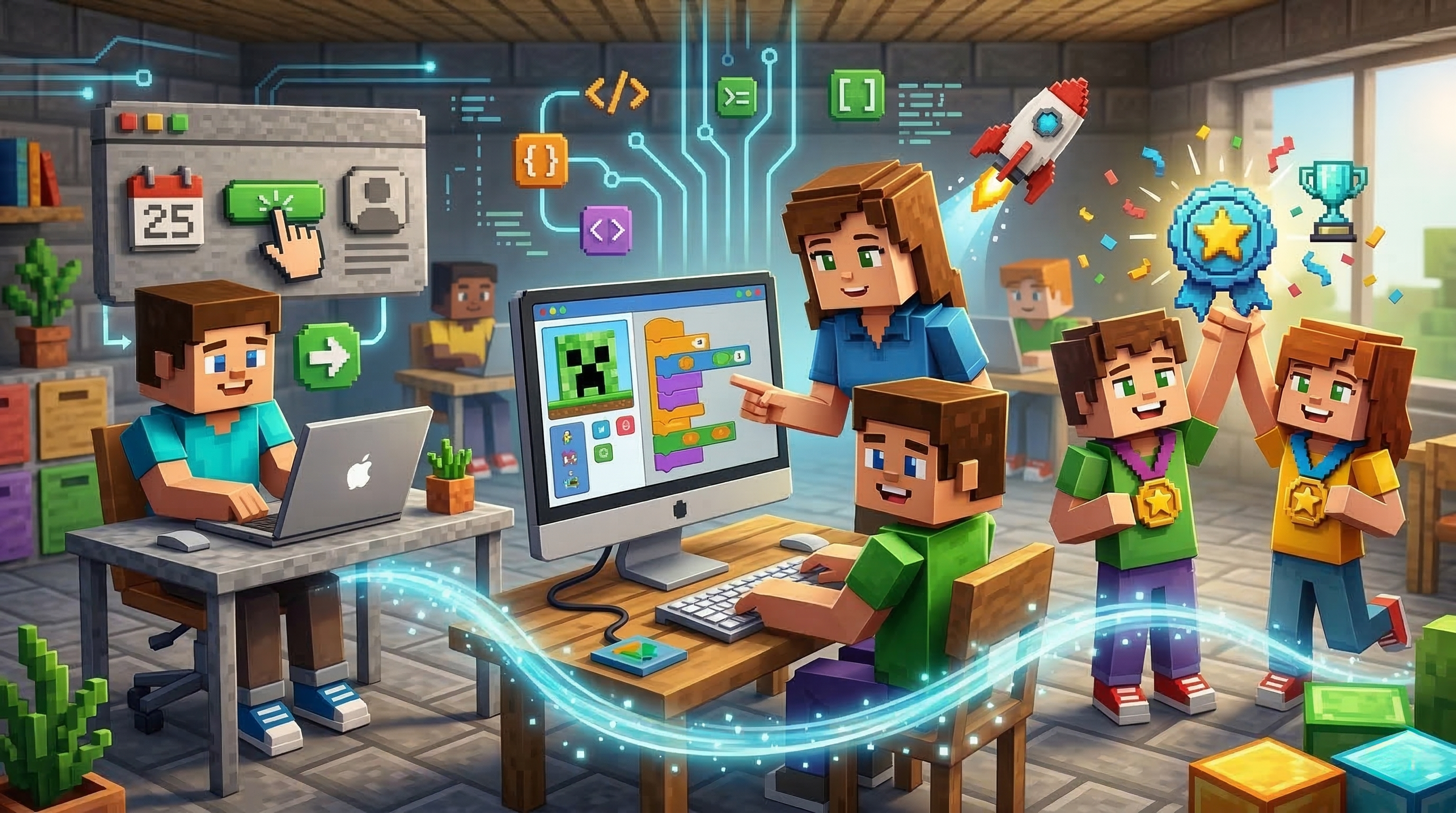 マイクラでプログラミングを学ぶ内容とは？｜岐阜・大垣の教室でやっていること